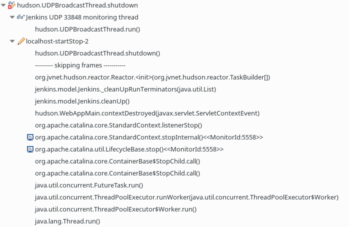 race condition accessing UDPBroadcastThread.shutdown